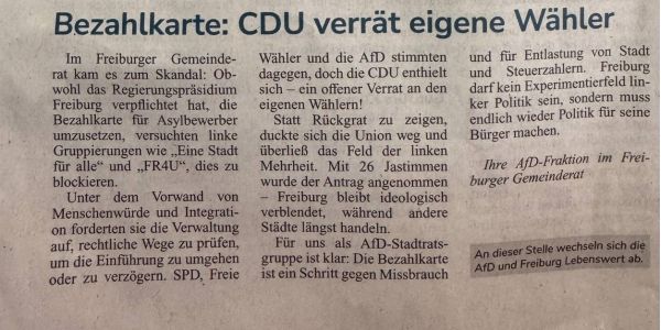 Auszug Amtsblatt Freiburg 11.10.2025